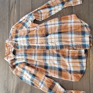 Button down flannel shirt